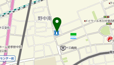 ChargeSPOT ローソン 木川西店の地図画像