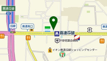 ChargeSPOT ローソンS OSL喜連瓜破駅店の地図画像