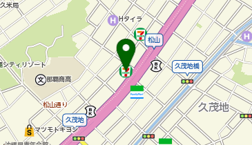 ChargeSPOT セブン-イレブン 那覇松山1丁目店の地図画像