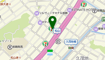 ChargeSPOT セブン-イレブン 那覇松山2丁目店の地図画像