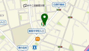 CHARGESPOT(チャージスポット)セブン-イレブン 千葉白旗店の地図画像