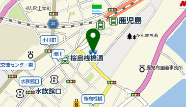 CHARGESPOT(チャージスポット)ローソン 鹿児島浜町店の地図画像