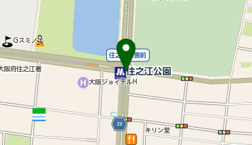 ChargeSPOT ローソンS OSL住之江公園駅南店の地図画像