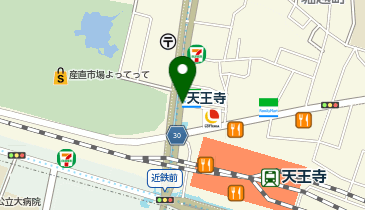 ChargeSPOT ローソンS OSL天王寺駅北店の地図画像
