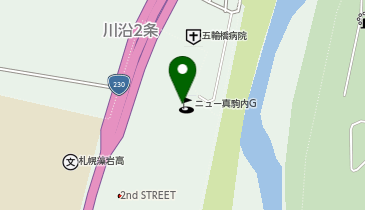 CHARGESPOT(チャージスポット)ニュー真駒内ゴルフセンターの地図画像