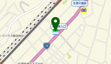 CHARGESPOT(チャージスポット)ファミリーマート アスロード横浜生麦店の地図画像
