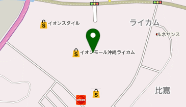 CHARGESPOT(チャージスポット)タイムステーションNEO イオンモール沖縄ライカム店の地図画像