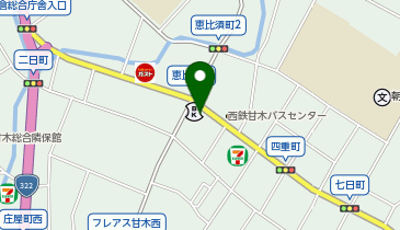CHARGESPOT(チャージスポット)福岡銀行 甘木支店の地図画像