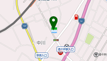 CHARGESPOT(チャージスポット)ファミリーマート 酒々井駅前店の地図画像
