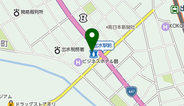 CHARGESPOT(チャージスポット)ローソン 出水昭和町店の地図画像