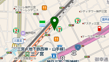 CHARGESPOT(チャージスポット)ミクちゃん ガイア三宮店の地図画像