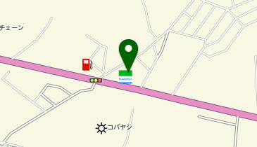 CHARGESPOT(チャージスポット)ファミリーマート 小美玉玉里店の地図画像