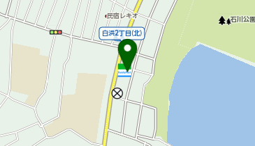 CHARGESPOT(チャージスポット)ファミリーマート 石川白浜店の地図画像