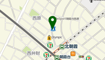 CHARGESPOT(チャージスポット)ローソン 朝霞西原一丁目店の地図画像