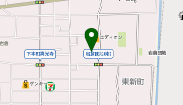 CHARGESPOT(チャージスポット)スギ薬局 岩倉団地店の地図画像