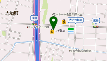 CHARGESPOT(チャージスポット)スギ薬局 大治店の地図画像