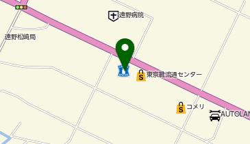 CHARGESPOT(チャージスポット)ローソン 遠野病院前店の地図画像