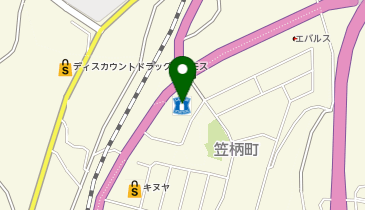 CHARGESPOT(チャージスポット)ローソン・ポプラ浜田笠柄店の地図画像