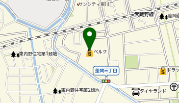 CHARGESPOT(チャージスポット)スギ薬局 川口差間店の地図画像