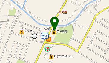 CHARGESPOT(チャージスポット)スギ薬局 藤枝水守店の地図画像