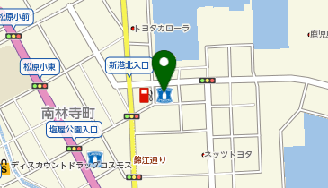 CHARGESPOT(チャージスポット)ローソン 城南魚市場前店の地図画像