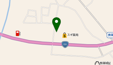 CHARGESPOT(チャージスポット)スギ薬局 長篠店の地図画像