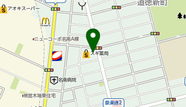 CHARGESPOT(チャージスポット)スギ薬局 名南店の地図画像