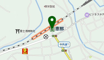 CHARGESPOT(チャージスポット)ベルマート 恵那の地図画像