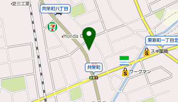 CHARGESPOT(チャージスポット)スギ薬局 共栄店の地図画像