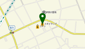 CHARGESPOT(チャージスポット)スギ薬局 伊奈小室店の地図画像