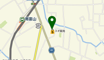 CHARGESPOT(チャージスポット)スギ薬局 南富山店の地図画像