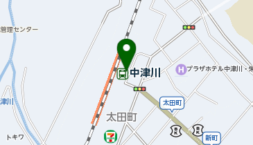 CHARGESPOT(チャージスポット)ベルマート 中津川の地図画像
