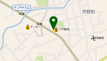 CHARGESPOT(チャージスポット)スギ薬局 勝山店の地図画像