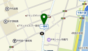 CHARGESPOT(チャージスポット)スギ薬局 一番町店の地図画像