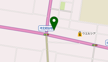 CHARGESPOT(チャージスポット)ローソン 河北谷地中央店の地図画像