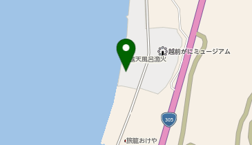 CHARGESPOT(チャージスポット)道の駅「越前」の地図画像