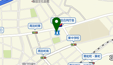 CHARGESPOT(チャージスポット)ローソン 飯田高羽町店の地図画像