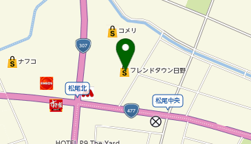 CHARGESPOT(チャージスポット)フレンドマート 日野店の地図画像