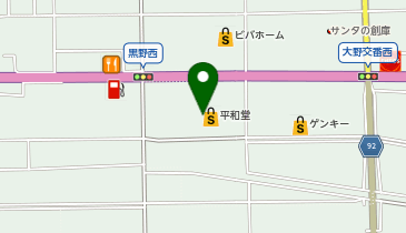 CHARGESPOT(チャージスポット)平和堂 大野店の地図画像