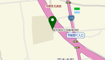 CHARGESPOT(チャージスポット)栃木県共立自動車学校の地図画像
