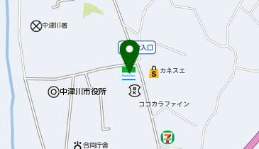 CHARGESPOT(チャージスポット)ファミリーマート 新中津川中村店の地図画像