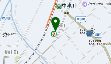 CHARGESPOT(チャージスポット)セブン-イレブン 中津川駅南店の地図画像