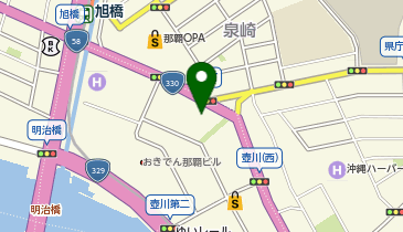 ChargeSPOT ローソン 那覇旭町店の地図画像
