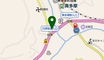 CHARGESPOT(チャージスポット)奥多摩アウトドアステーションの地図画像