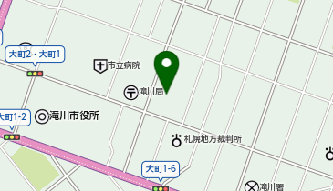 CHARGESPOT(チャージスポット)ファミリーマート 滝川大町2丁目店の地図画像