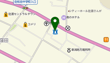 CHARGESPOT(チャージスポット)ローソン 佐渡佐和田店の地図画像