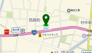 CHARGESPOT(チャージスポット)ファミリーマート 小牧西島町店の地図画像