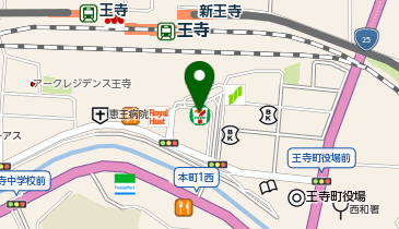 CHARGESPOT(チャージスポット)セブン-イレブン JR王寺駅南口店の地図画像
