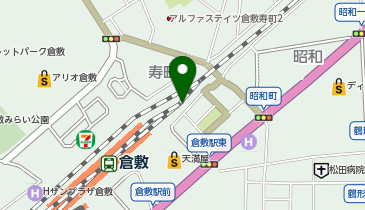 ChargeSPOT セブン-イレブン ハートイン JR倉敷駅北口店の地図画像