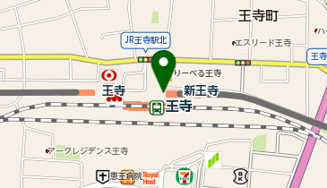 CHARGESPOT(チャージスポット)セブン-イレブン ハートインJR王寺駅北口店の地図画像